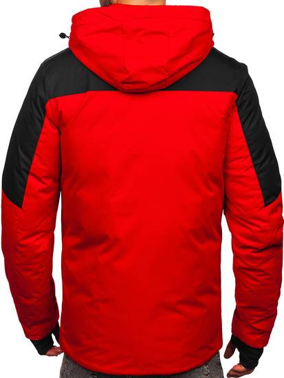 Червено мъжко зимно яке Bolf 91M9902