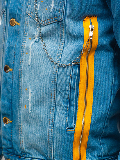 Синьо мъжко дънково яке Bolf 3-4