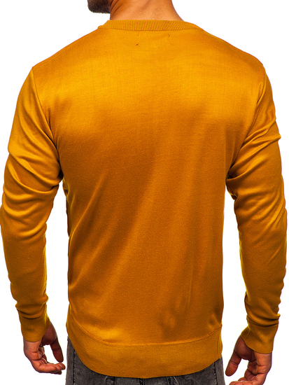 Мъжки пуловер цвят камел Bolf GFC01