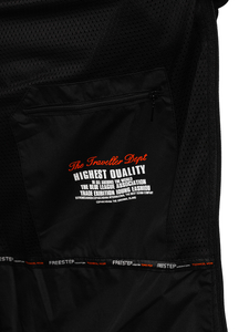 Черно-оранжево мъжко преходно яке softshell Bolf WX088A