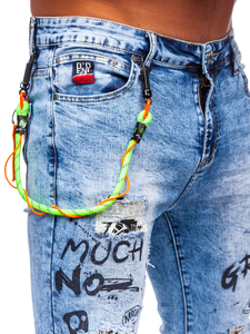 Сини мъжки дънки Bolf TF150