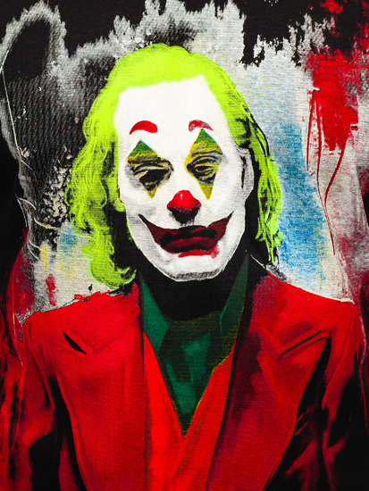 Черна мъжка тениска с принт Bolf 192244