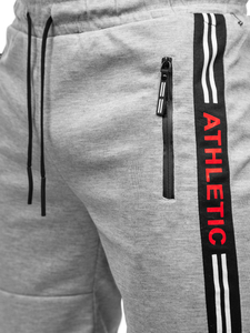 Сиви мъжки спортни шорти Bolf JX211