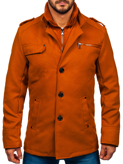 Мъжко камелско палто Bolf 8856A1