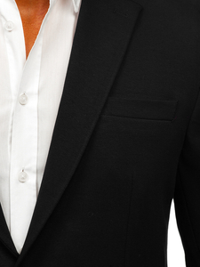 Черно мъжко елегантно сако Bolf 9400