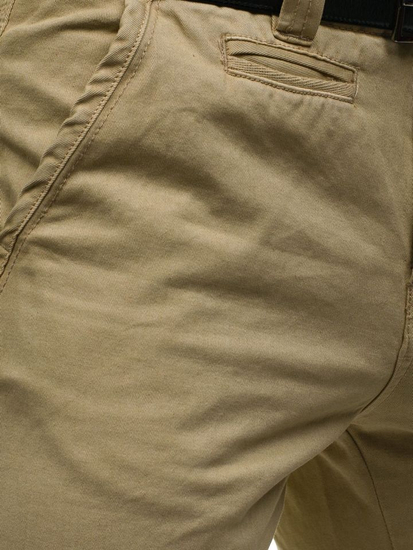 Мъжки чино панталони бежови Bolf 6190