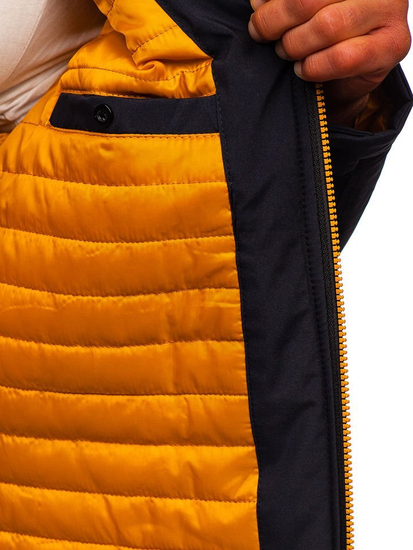 Мъжко преходно яке тъмносиньо Bolf 5985