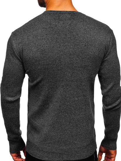 Черен мъжки пуловер Bolf S8165