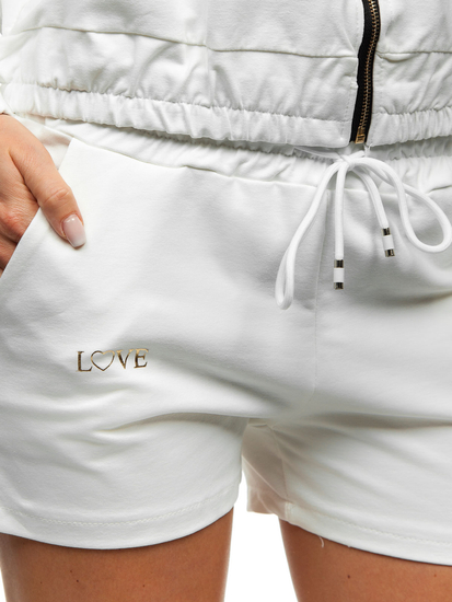 Бял дамски спортен комплект Bolf 2062