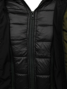 Каки капитонирана мъжка зимна парка Bolf 5M790