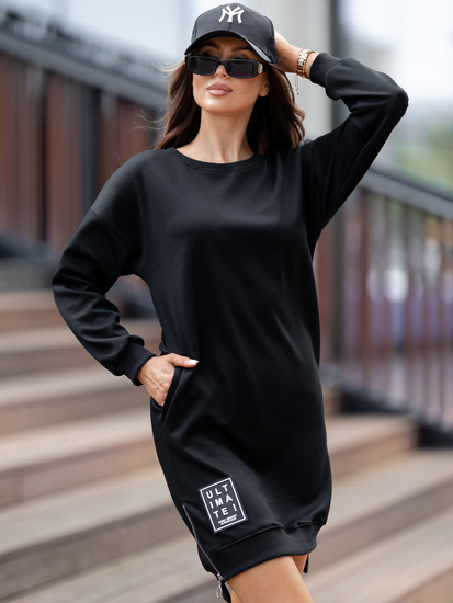 Дамска спортна рокля черна Bolf 524