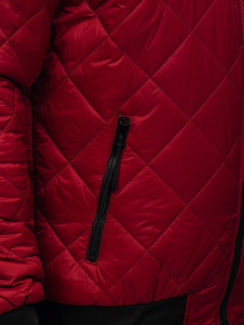 Бордо преходно мъжко яке капитонирано бомбър Bolf MY-01