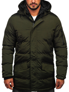 Каки капитонирана мъжка зимна парка Bolf 5M790