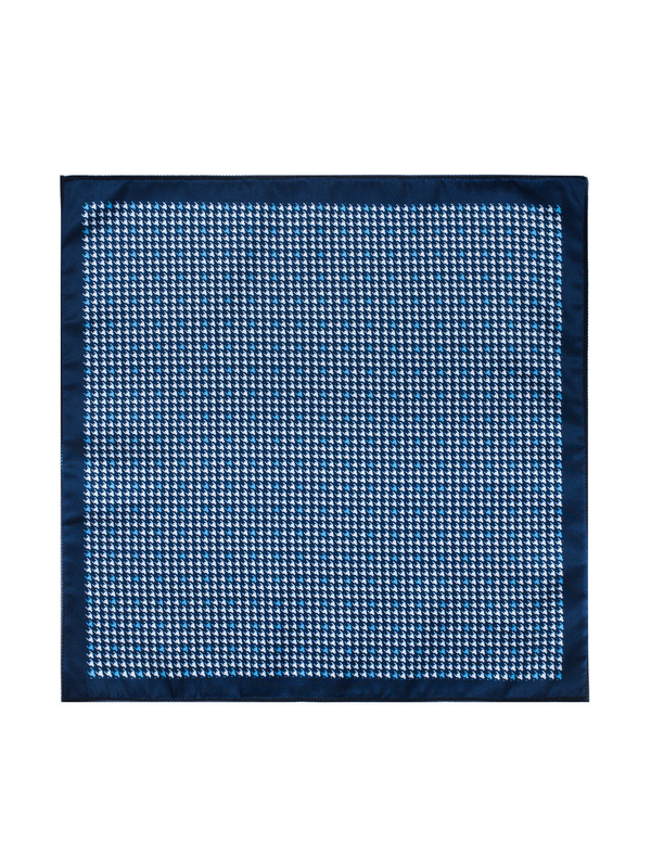 Тъмносиня джобна мъжка кърпичка за сако Bolf PO21