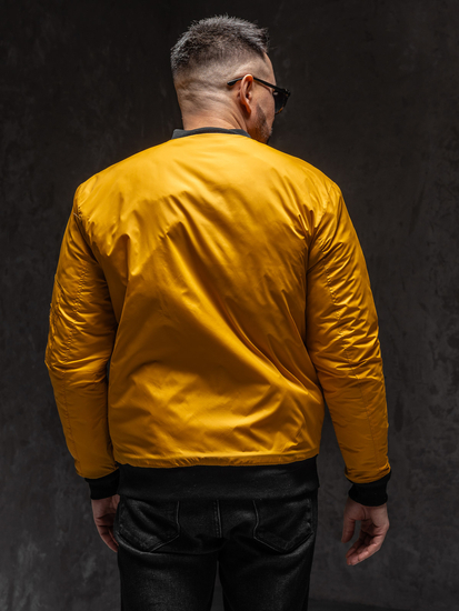 Мъжко преходно черно бомбър яке Bolf AK95A1