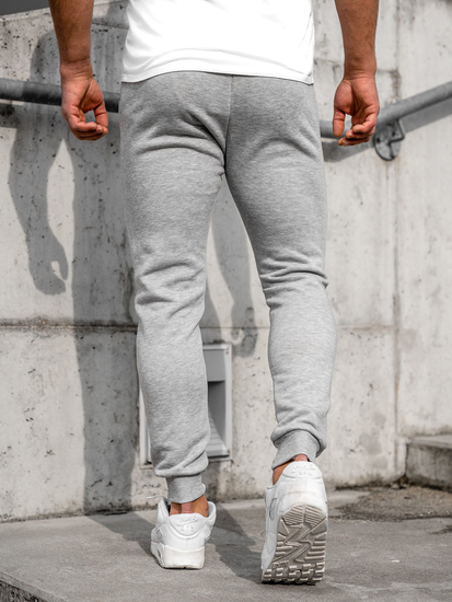 Мъжки сив спортен панталон Bolf XW01-E