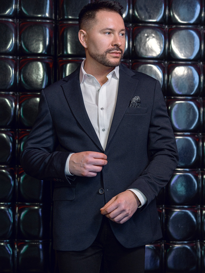 Мъжко ежедневно яке с мастило Bolf 24401-1