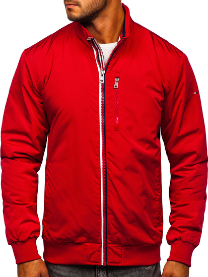 Червено мъжко преходно яке Bolf WX031A