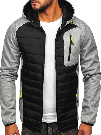 Сиво мъжко преходно яке Bolf KS2150