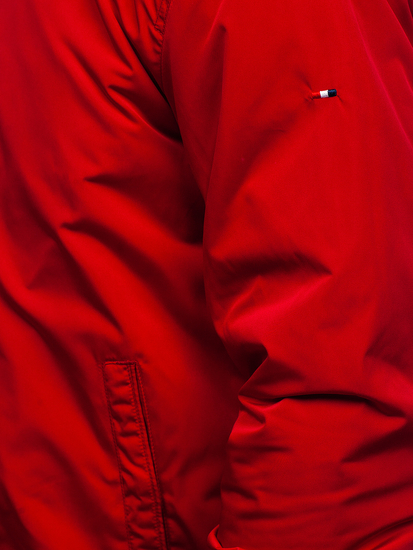 Червено мъжко преходно яке Bolf WX031A