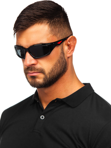 Черно-червени слънчеви очила Bolf MIAMI4