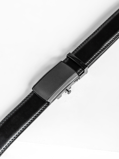 Мъжки кожен колан черен Bolf 101