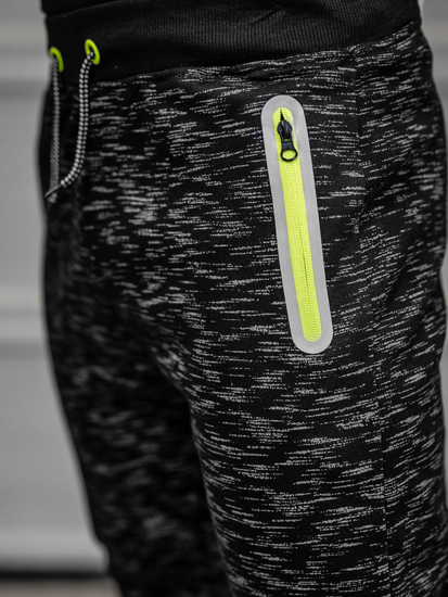 Мъжко черно долнище Bolf 55037A