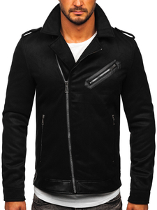 Черно мъжко преходно яке 79M15501