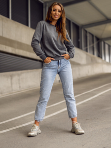 Дамски суитшърт графитен Bolf W01