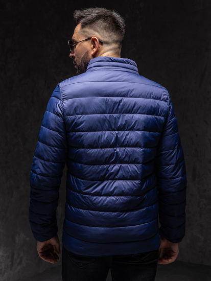 Мъжко демисезонно ватирано тъмносиньо яке Bolf LY33A1