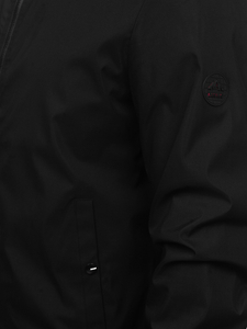 Черно мъжко преходно яке  Bolf 7342