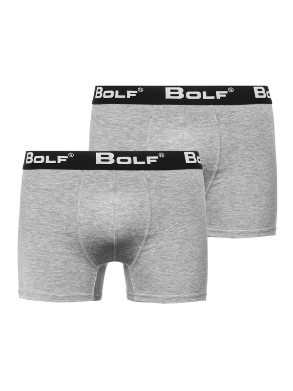 Сиви мъжки боксерки Bolf 0953-2P 2 PACK