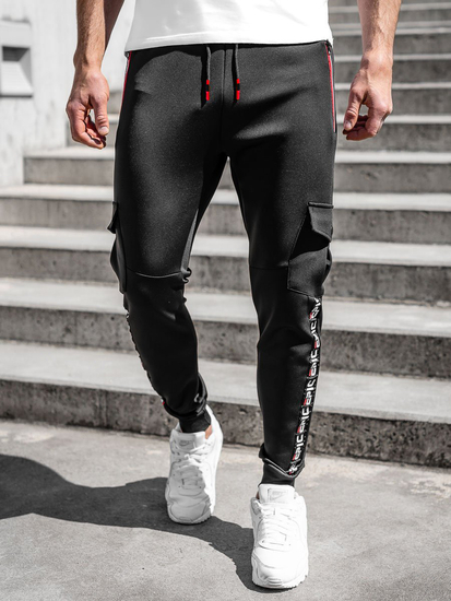 Черно мъжко карго долнище Bolf K10279A