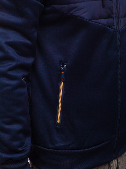 Тъмносиньо мъжко преходно яке Bolf KS2149