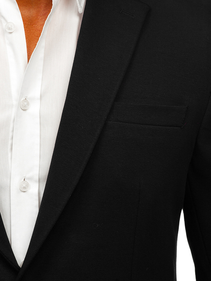 Черно мъжко елегантно сако Bolf 9400