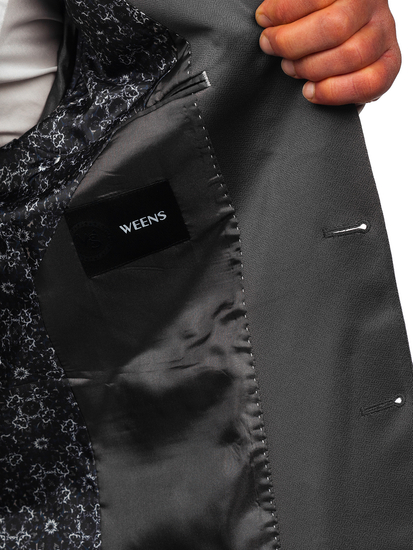 Сиво мъжко елегантно яке Bolf 022