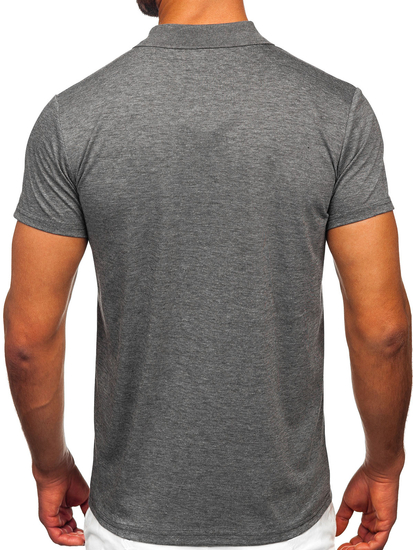 Антрацит мъжка поло тениска Bolf 8T80