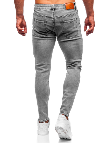Сиви мъжки дънки slim fit Bolf KX759-C