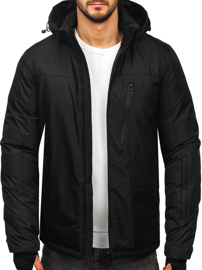 Черно мъжко зимно яке Bolf 91M9901