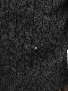 Графитен мъжки пуловер Bolf MM6021