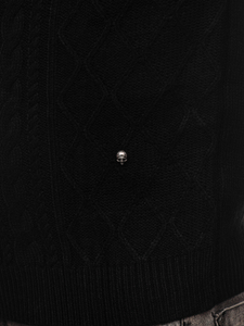 Черен мъжки пуловер Bolf MM6010