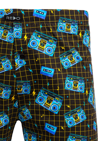 Сини памучни мъжки боксерки Bolf 1BB162