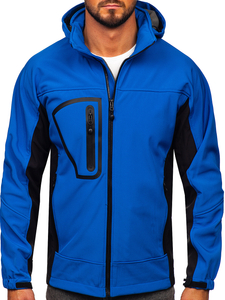 Мъжко софтшел яке синьо Bolf T019