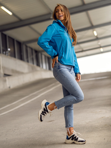 Дамско преходно яке синьо Bolf AB056